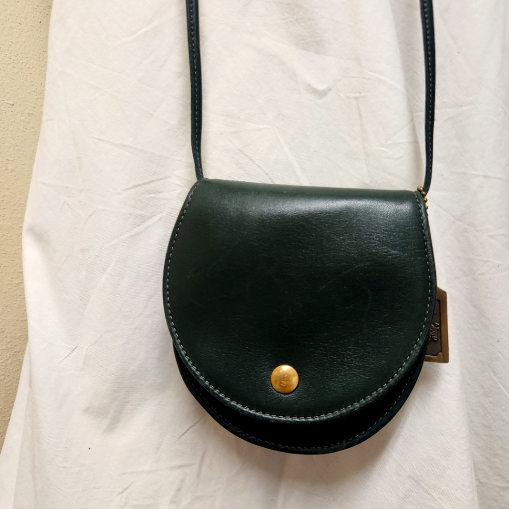Green Vtg Coach Belt Bag superb! 4857